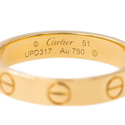 Bague 51 Cartier Bague Love Or jaune 58 Facettes 3562625CN