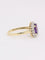 Bague Bague marguerite améthyste ovale diamants 58 Facettes J607