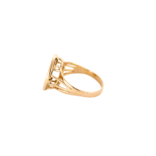 Bague 50 BAGUE OR, PIÈCE DOS PESOS. 58 Facettes BO/240011/