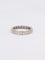 Bague 52.5 Alliance or blanc diamants taille ancienne 0,7ct 58 Facettes J304