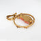 Pendentif Pendentif en corail sculpté Homme dans la lune Croissant d'étoile Or 18 carats Bijoux célestes 58 Facettes G13736