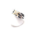 Bague 55 Bague Mauboussin en argent 925 et or 750, diamants et laques 58 Facettes