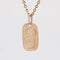 Pendentif Médaille or rose Vierge Marie 58 Facettes CVP114
