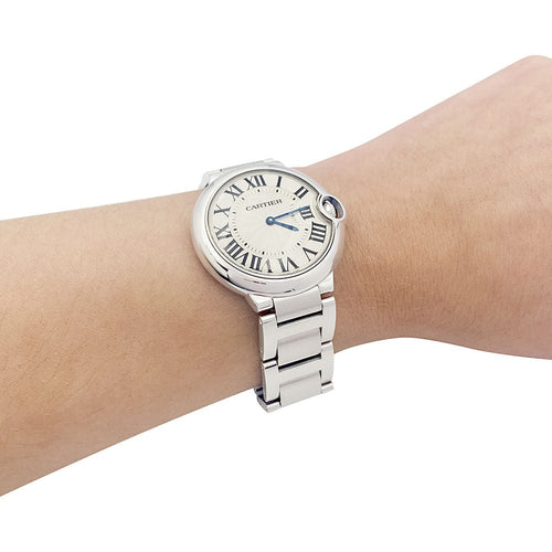 Montre Montre Cartier, "Ballon Bleu", acier. 58 Facettes 33721