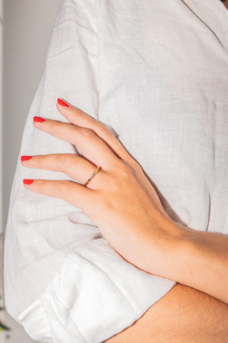 Bague 53 Mauboussin Bague Une nouvelle émotion dans la ville Or rose Saphir 58 Facettes 3327344CN