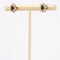 Boucles d'oreilles Puces d'oreilles or jaune et saphirs 58 Facettes 19-089B