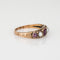 Bague 57 Bague victorienne antique avec perle de grenat, vers 1848, or jaune 15 carats, taille 5,75, bijoux fins 58 Facettes G13621
