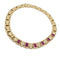 Collier Collier Wempé en or jaune serti de rubis et de diamants. 58 Facettes 32560