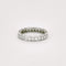 Bague Alliance Tour Complet Platine et Diamants 58 Facettes A11206