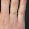 Bague 53 Alliance ciselée or jaune 58 Facettes 17-363C