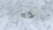 Bague Bague Ronde Cible Art Déco Diamants 58 Facettes