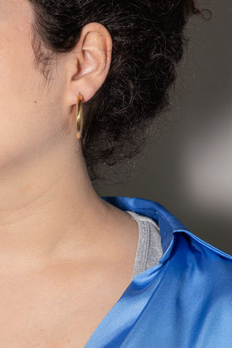 Boucles d'oreilles Boucles d'oreilles  Créoles Or jaune 58 Facettes 4343334RV