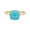 Bague 50 Bague Pomellato, "Nudo Petit", or rose, or blanc, topaze bleue. 58 Facettes 34021