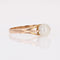 Bague 52 Bague solitaire or rose perle de culture 58 Facettes 17-304C