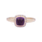 Bague Bague Fred "Pain de sucre" or rose, diamants, améthyste. 58 Facettes 33771