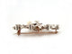 Broche vintage broche pampille perle 1850 en argent & or 18k diamants 58 Facettes 260511