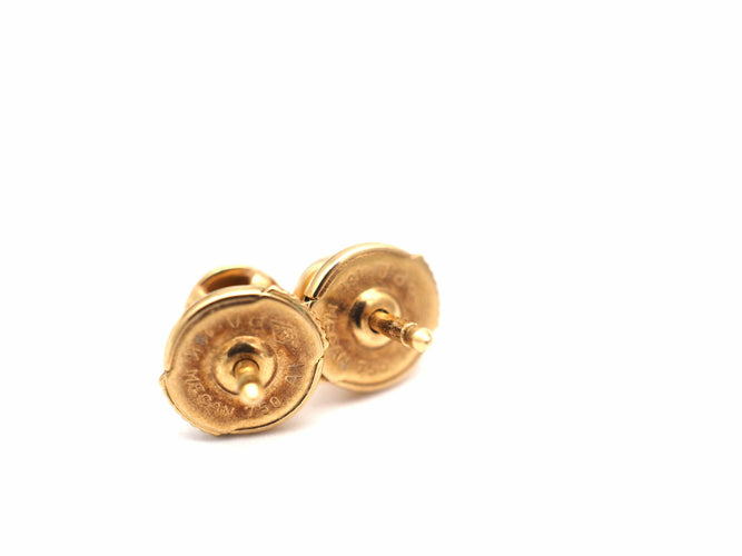 Boucles d'oreilles Boucles d'oreilles en or jaune 750 et diamants 58 Facettes
