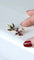Boucles d'oreilles Dormeuses colombes grenats de Perpignan 58 Facettes