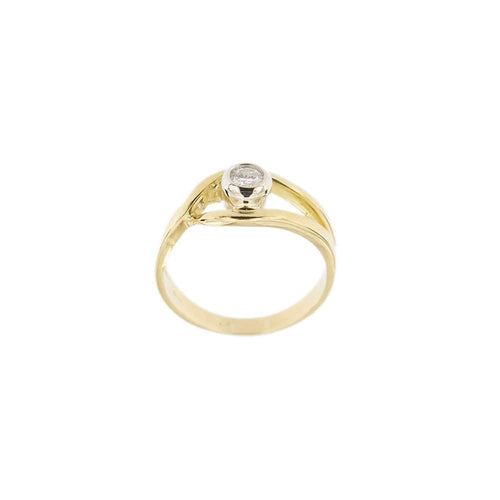 Bague Bague solitaire avec diamant 58 Facettes 25527