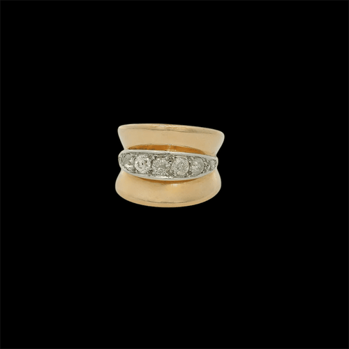 Gold ring circa 1940 58 Facettes