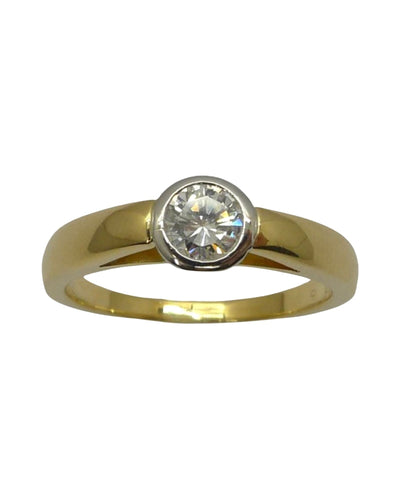 Bague 58 Bague solitaire or et diamant 58 Facettes 00038401