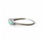 Bague 52 Bague émeraudes et diamants en or blanc 18 carats 58 Facettes 348