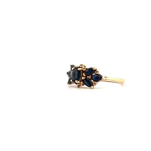 Bague 53 Bague Or Jaune Topazes 58 Facettes