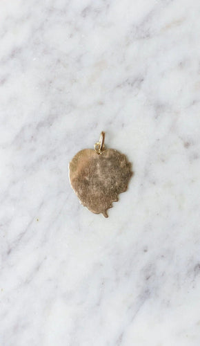 Pendentif Médaille calice et coeur trois ors 58 Facettes