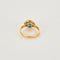 Bague 52,5 Bague or jaune, saphir et diamants 58 Facettes COL2959