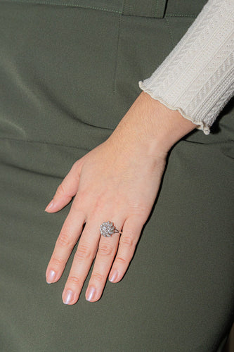 Bague 52 Bague Or blanc Diamant 58 Facettes 3655103CN