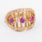 Bague Bague or jaune et rubis 58 Facettes 1