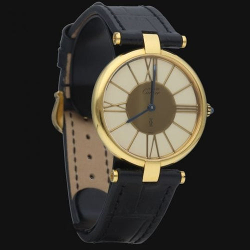 Montre Cartier Montre Must De Cartier Vermeil 58 Facettes MT41209