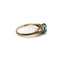 Bague 52.5 Bague solitaire art déco dorée zircon et diamant 58 Facettes