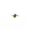 Bague 54 Solitaire Or Jaune  Émeraude 58 Facettes 90-GS33675