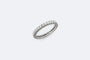 Bague Oro Bianco / 18 Bague en or blanc avec diamants 58 Facettes anl112