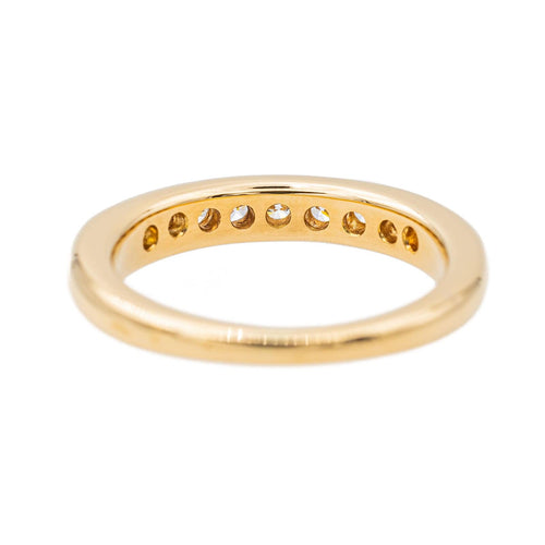 Bague 50 Bague Demi alliance Or jaune Diamant 58 Facettes 3574924CN
