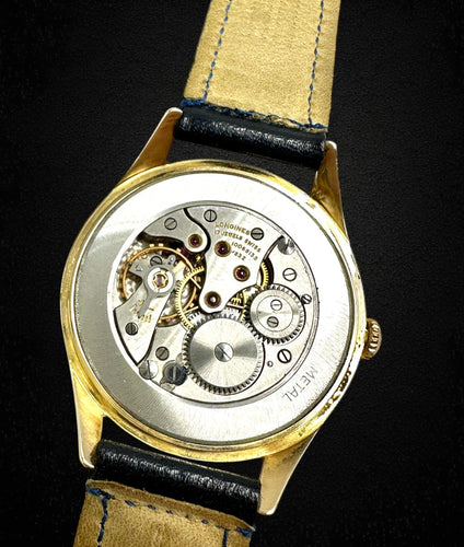 Montre LONGINES - Montre des années 1950, boîtier en or jaune 58 Facettes