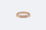Bague Oro Rosa Bague en or rose avec diamants 58 Facettes anl933