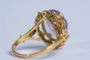 Bague 60 Bague camée, améthyste 58 Facettes 1031