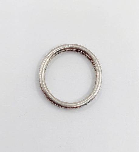 Alliance américaine Art Déco Platine et 0,66 carats de diamants 58 Facettes A06233