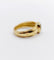 Bague 49 Bague jonc vintage or jaune 18k aigue marine de 0,70 carats 58 Facettes A06182