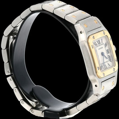 Montre Cartier Montre Santos De Cartier Galbee Pm 58 Facettes MT43964
