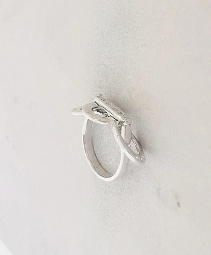 Bague 54 Bague Diamants Or Blanc 18 K 58 Facettes AA 1447