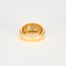 Bague 53.5 Bague Jonc Or Jaune Pavage Diamants 58 Facettes