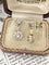 Boucles d'oreilles Boucles d’oreilles anciennes pendantes en or jaune et diamants 58 Facettes