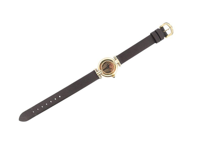 Montre vintage montre CARTIER colisee 590002 24 mm quartz vermeil en 58 Facettes 267197