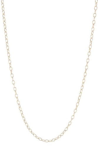Collier chaine maille forçat ronde or jaune 58 Facettes 094161