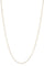 Collier chaine maille forçat ronde or jaune 58 Facettes 094161