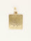 Pendentif Medaille Augis rectangulaire Plus hier Moins Demain or jaune 58 Facettes 1202.3