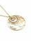 Collier BVLGARI - Collection Intarsio, sautoir or rose, nacre et diamants 58 Facettes
